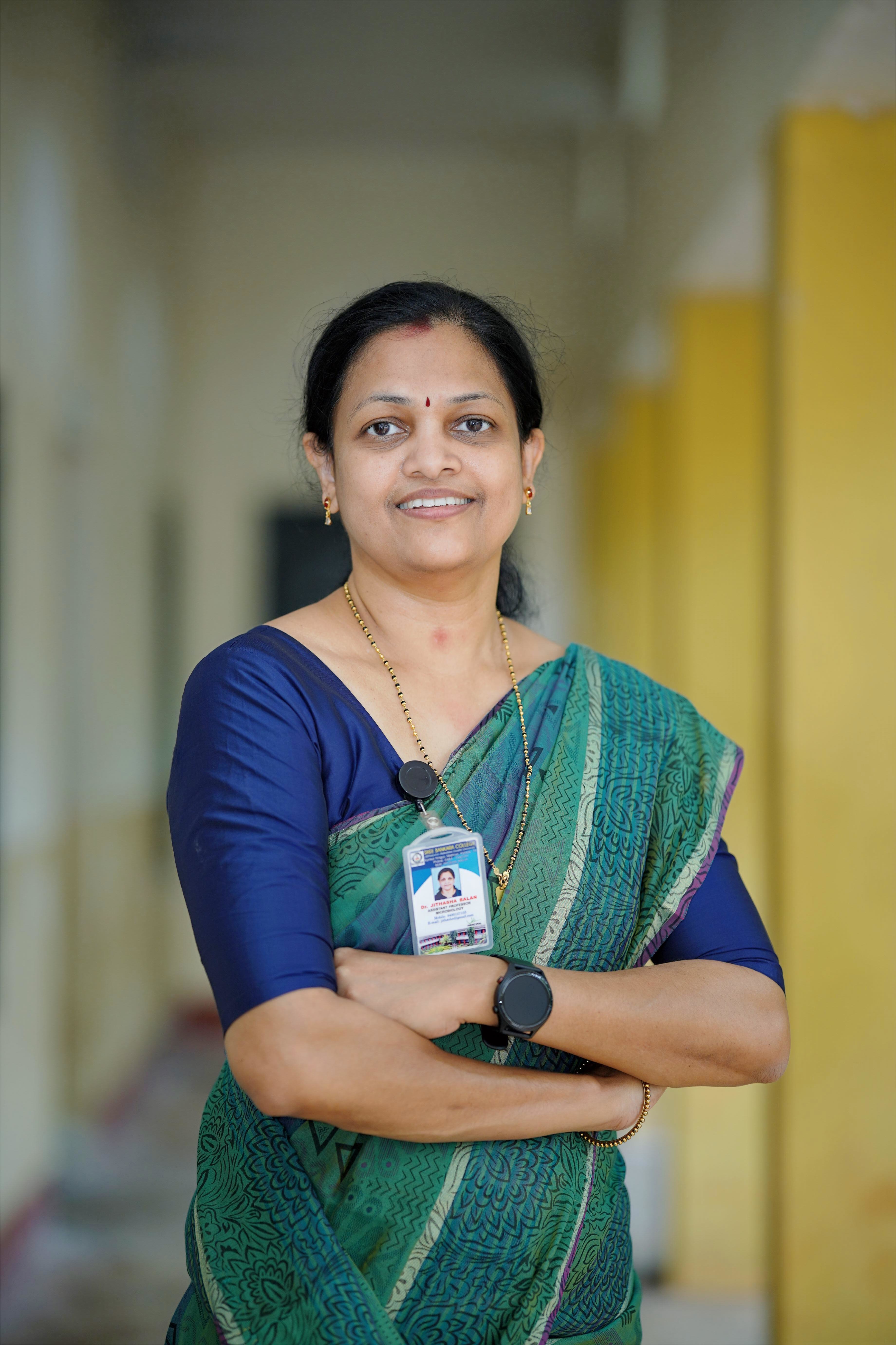 Sree Sankara College faculty - Dr Jithasha Balan