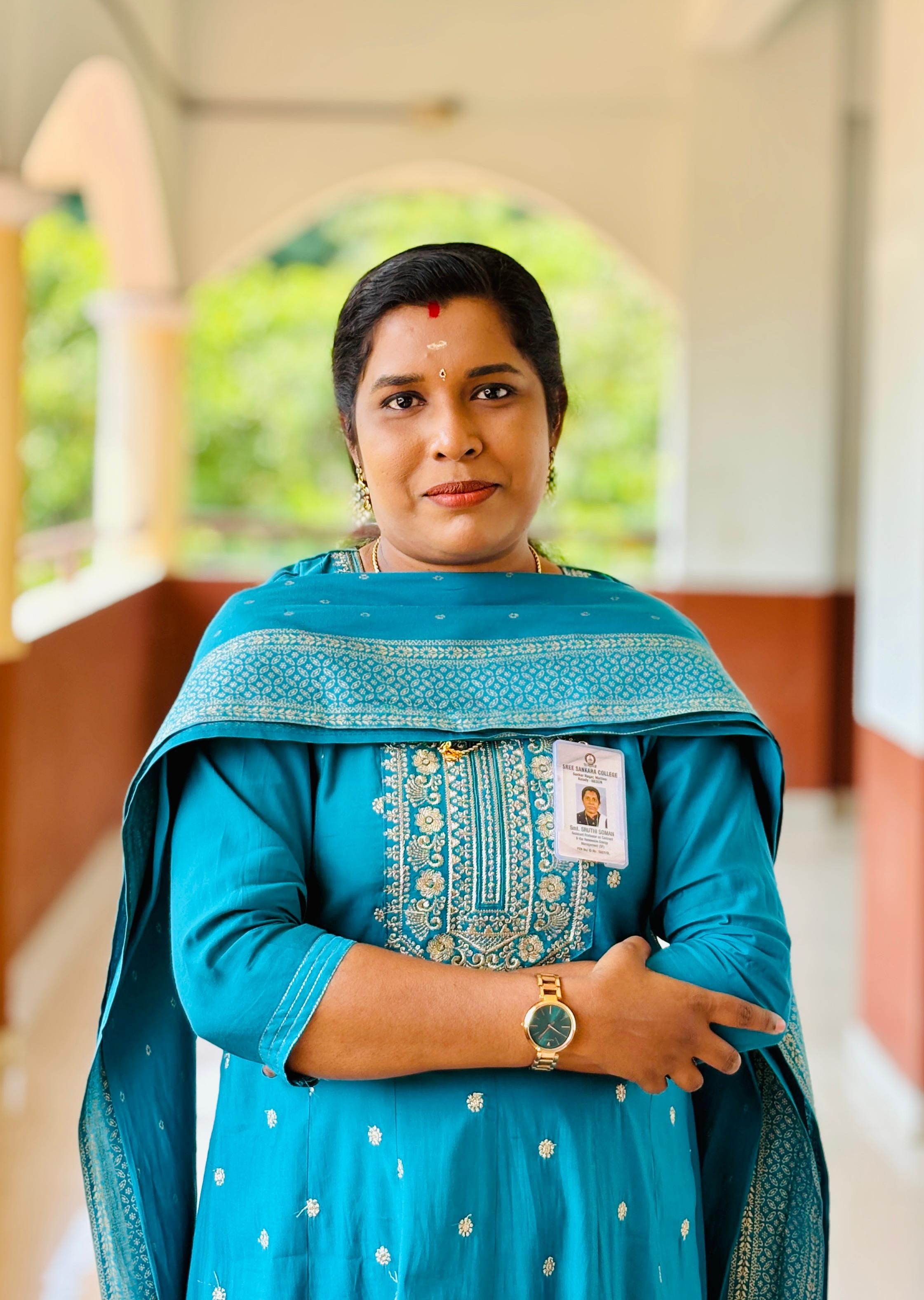 Sree Sankara College faculty - SRUTHI SOMAN